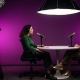 Grabación de video podcast en estudio profesional en Santiago de Chile